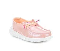 Girls' HEYDUDE Little Kid & Big Wendy Iridescent Sparkle Casual Shoes