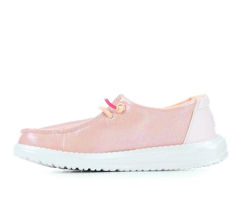 Girls' HEYDUDE Little Kid & Big Wendy Iridescent Sparkle Casual Shoes