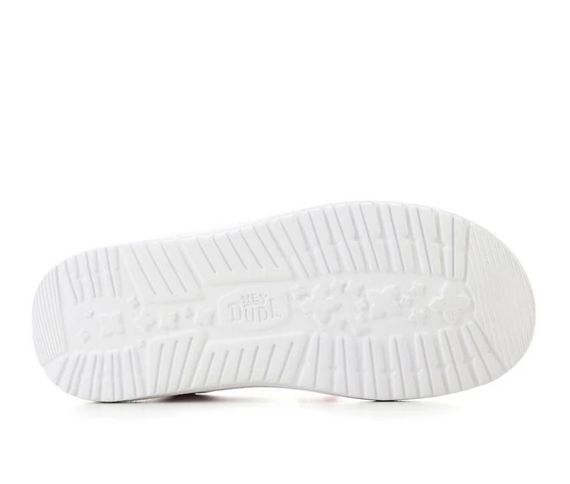 Girls' HEYDUDE Little Kid & Big Wendy Iridescent Sparkle Casual Shoes