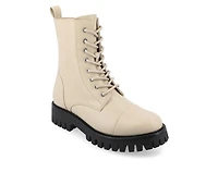 Women's Journee Collection Aaley Combat Boots
