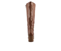 Women's Journee Collection Romilly Wide Width Calf Knee High Boots