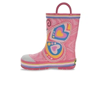Girls' Western Chief Little & Big Kid Bella Butterfly Rain Boots