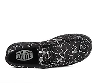 Men's HEYDUDE Wally Skeletons Casual Shoes