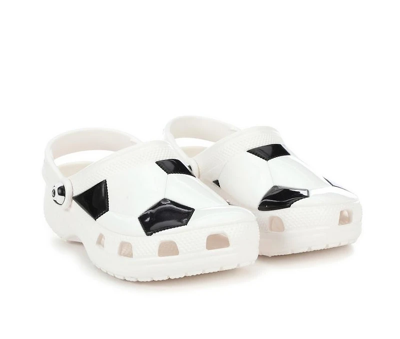 Kids' Crocs Little Kid Classic Soccer Ball Clogs