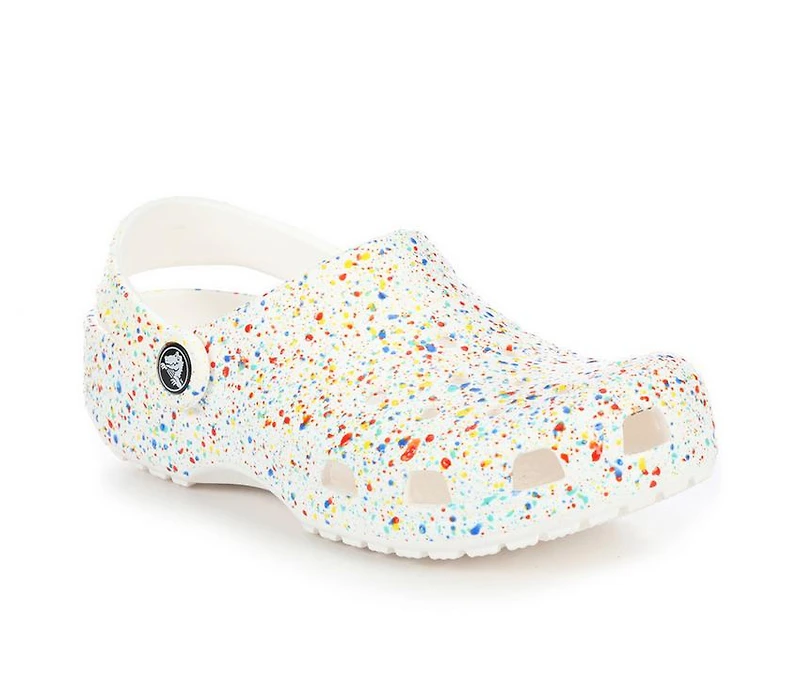 Kids' Crocs Little Kids Classic Paint Splatter Clog