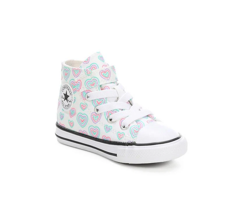 Girls' Converse Infant & Toddler Chuck Taylor All Star Mid Hearts Sneakers