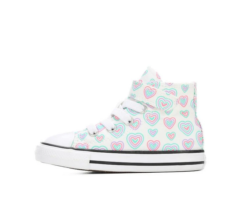 Girls' Converse Infant & Toddler Chuck Taylor All Star Mid Hearts Sneakers