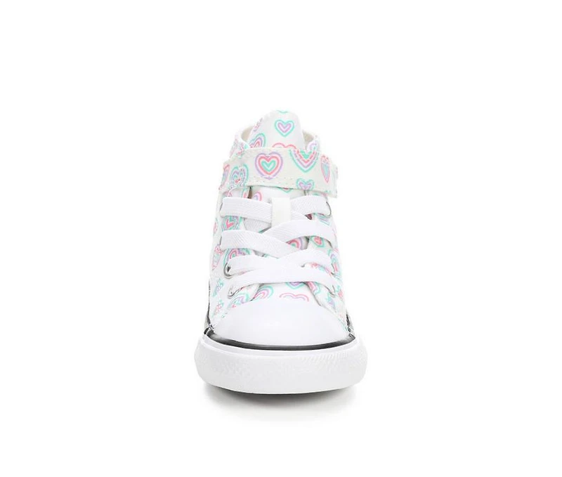 Girls' Converse Infant & Toddler Chuck Taylor All Star Mid Hearts Sneakers