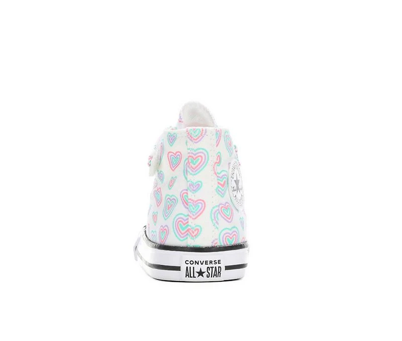 Girls' Converse Infant & Toddler Chuck Taylor All Star Mid Hearts Sneakers
