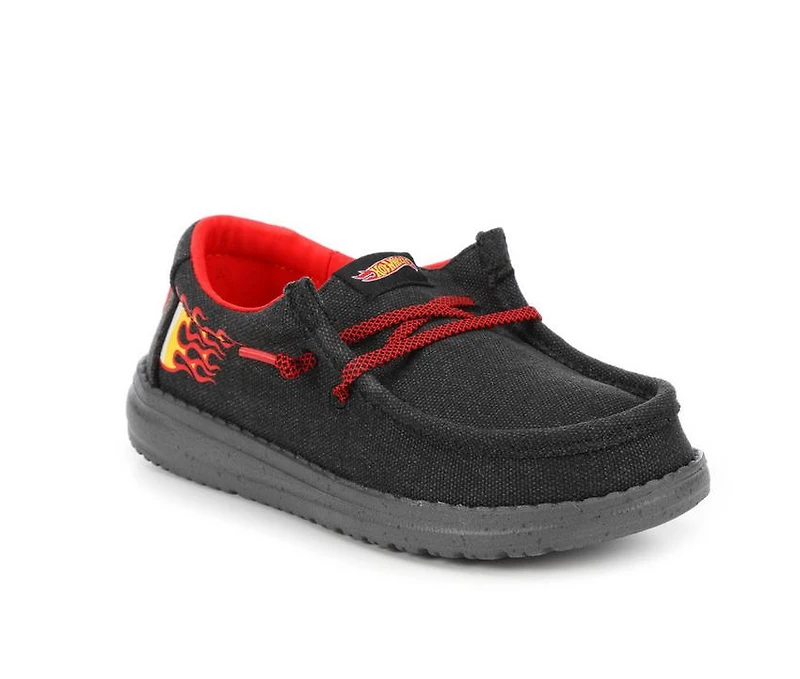 Boys' HEYDUDE Little Kid Wally Hot Wheels Casual Shoes
