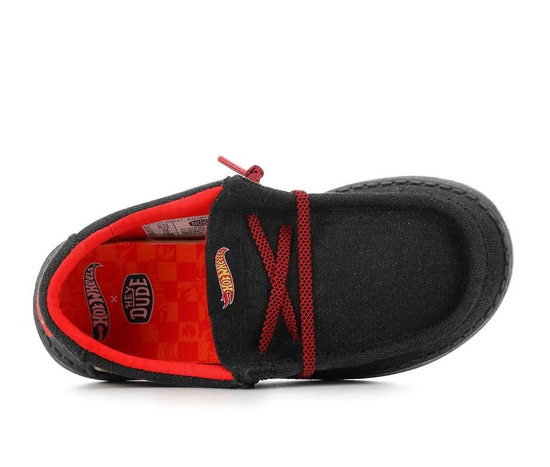Boys' HEYDUDE Little Kid Wally Hot Wheels Casual Shoes