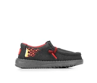 Boys' HEYDUDE Toddler Wally Hot Wheels Casual Shoes