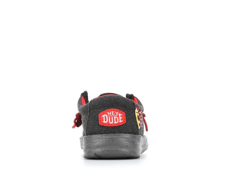 Boys' HEYDUDE Toddler Wally Hot Wheels Casual Shoes