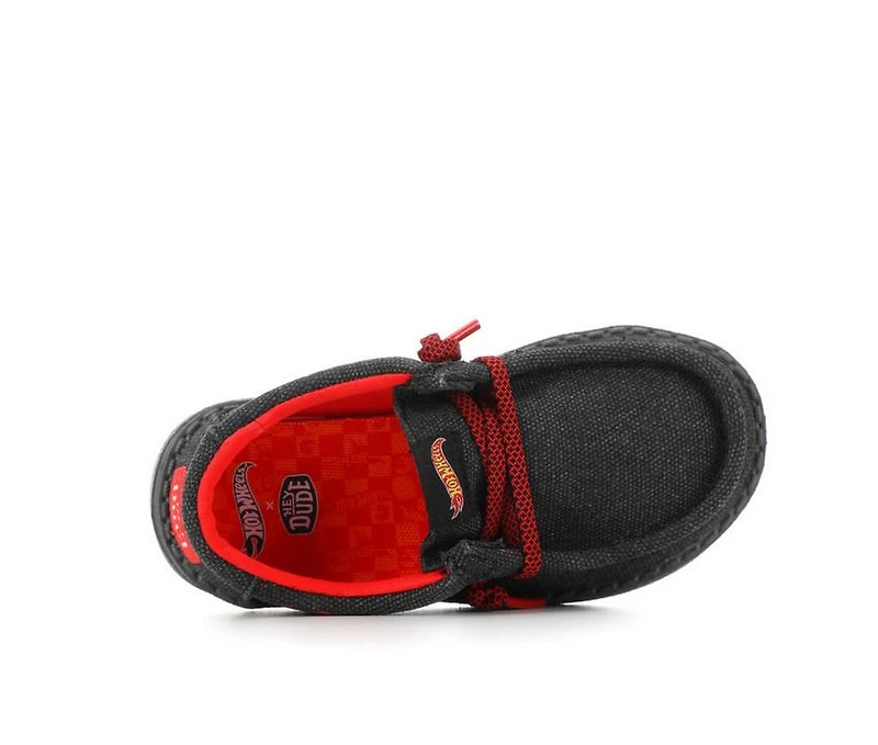 Boys' HEYDUDE Toddler Wally Hot Wheels Casual Shoes