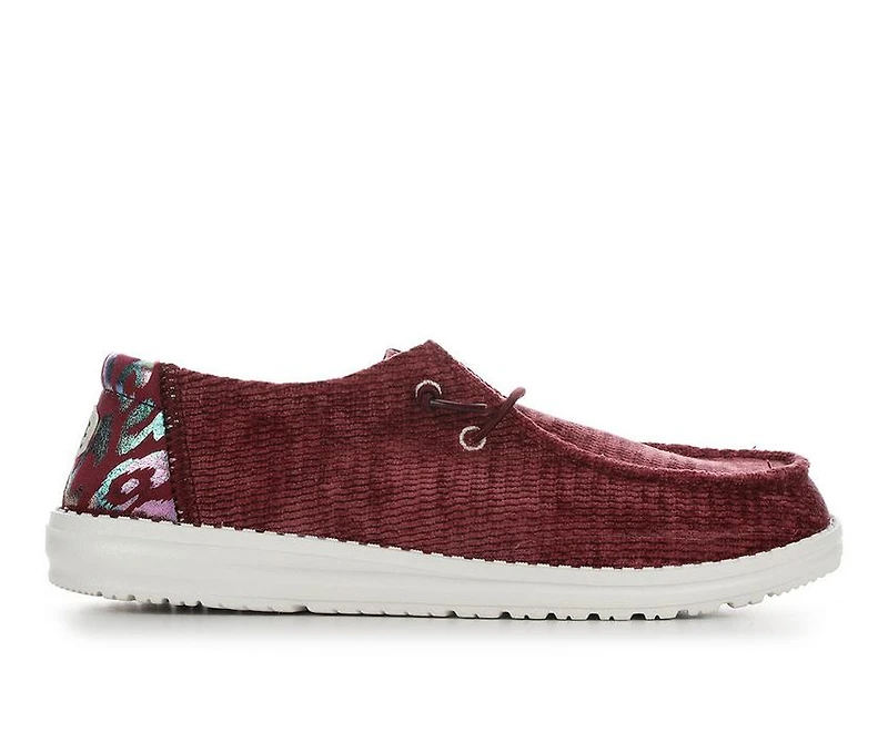 Women's HEYDUDE Wendy Corduroy Leo Casual Shoes