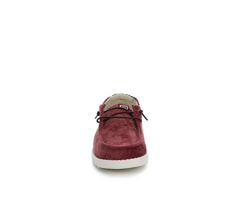 Women's HEYDUDE Wendy Corduroy Leo Casual Shoes