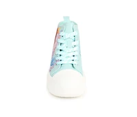 Girls' Disney Little Kid & Big 13-4 Ariel Mid Top Sneakers