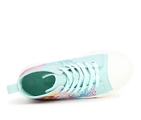 Girls' Disney Little Kid & Big 13-4 Ariel Mid Top Sneakers