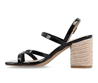 Women's Journee Collection Olivina Espadrille Block Heel Sandals