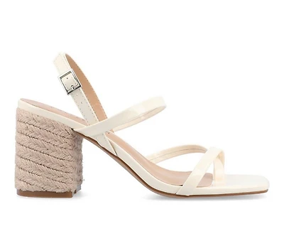 Women's Journee Collection Olivina Espadrille Block Heel Sandals