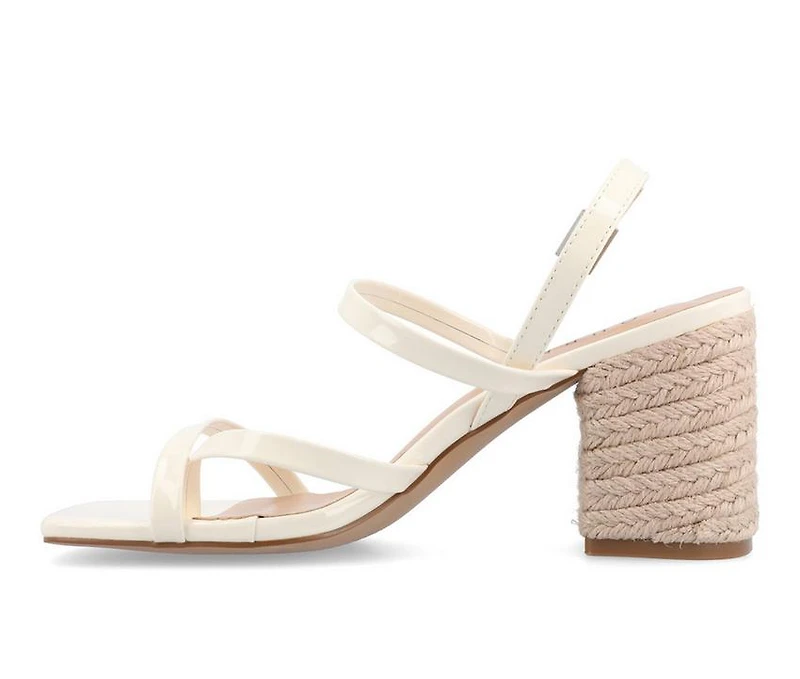 Women's Journee Collection Olivina Espadrille Block Heel Sandals