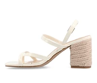 Women's Journee Collection Olivina Espadrille Block Heel Sandals