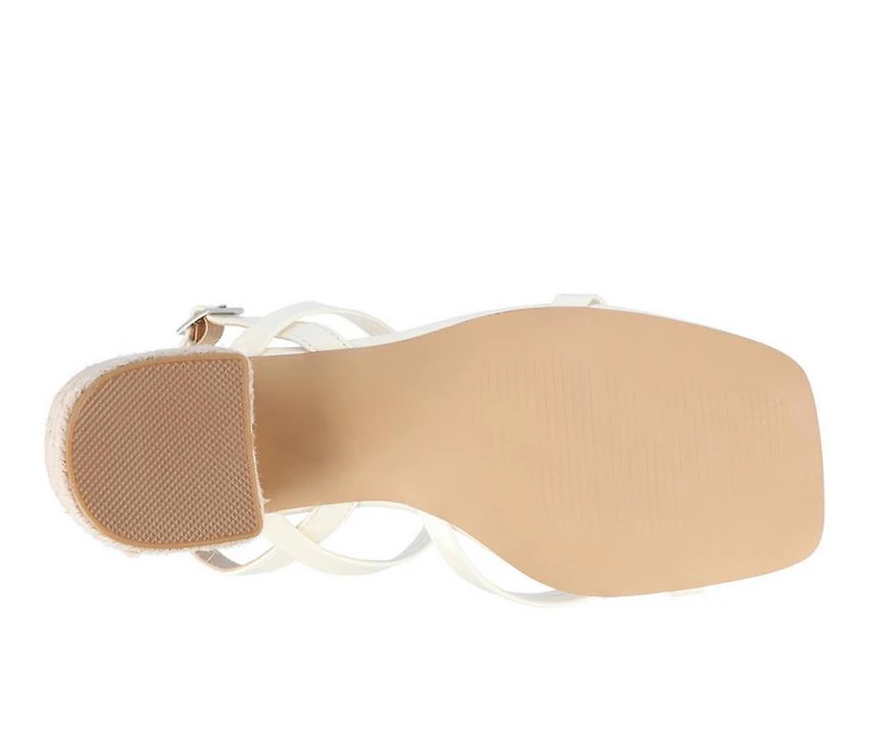 Women's Journee Collection Olivina Espadrille Block Heel Sandals
