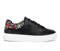 Women's London Rag Gems Diamante Fashion Sneakers