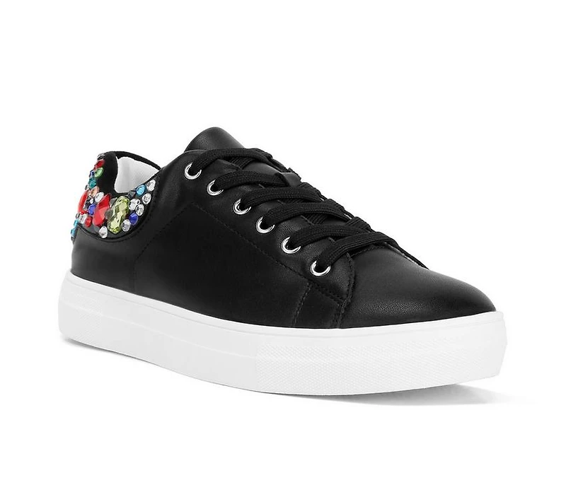 Women's London Rag Gems Diamante Fashion Sneakers
