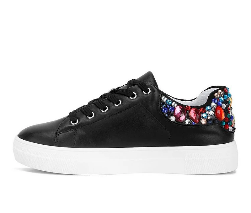 Women's London Rag Gems Diamante Fashion Sneakers