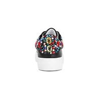 Women's London Rag Gems Diamante Fashion Sneakers