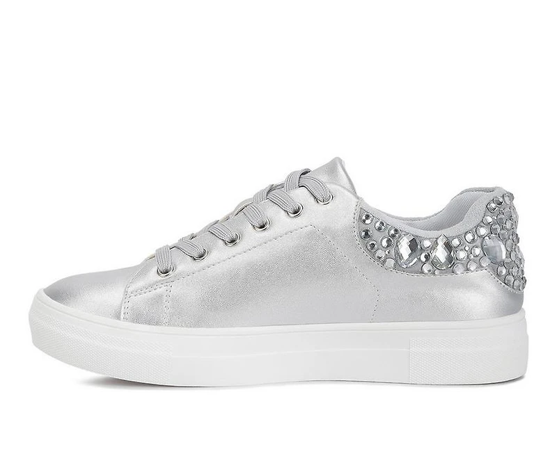 Women's London Rag Gems Diamante Fashion Sneakers