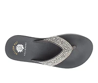Women's Yellow Box Balat Flip-Flop Wedges