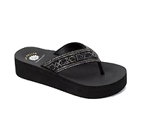 Women's Yellow Box Balat Flip-Flop Wedges