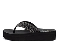 Women's Yellow Box Balat Flip-Flop Wedges