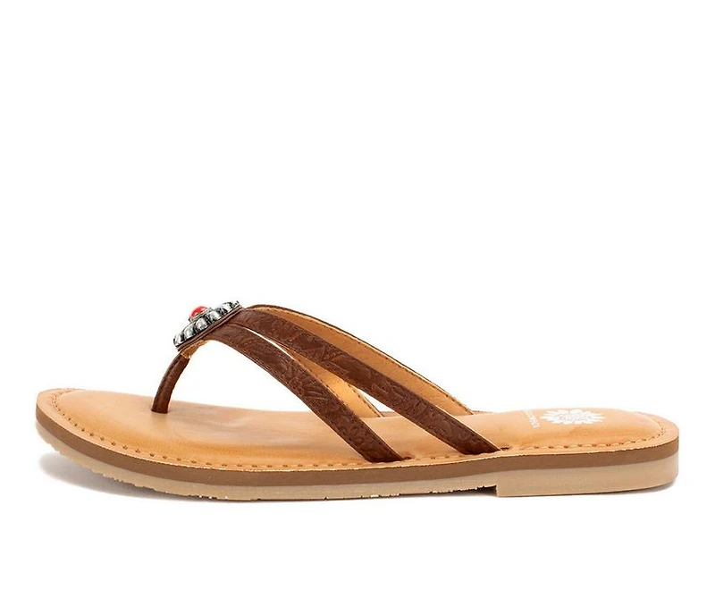 Women's Yellow Box Diggins Flip-Flops
