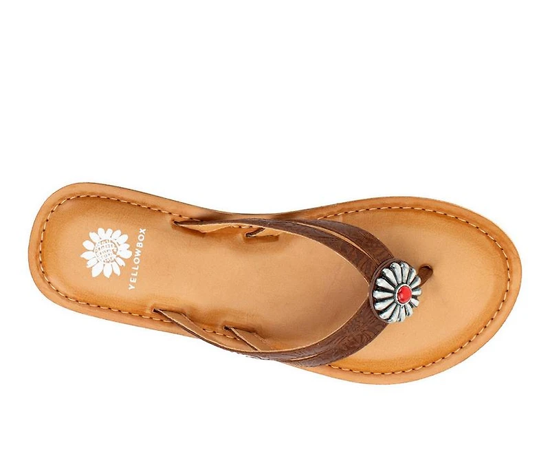 Women's Yellow Box Diggins Flip-Flops