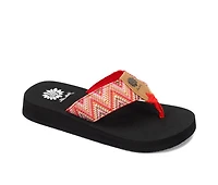 Women's Yellow Box Farica Flip-Flops