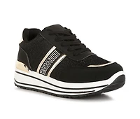 Women's London Rag Metallic Panel Platform Sneakers