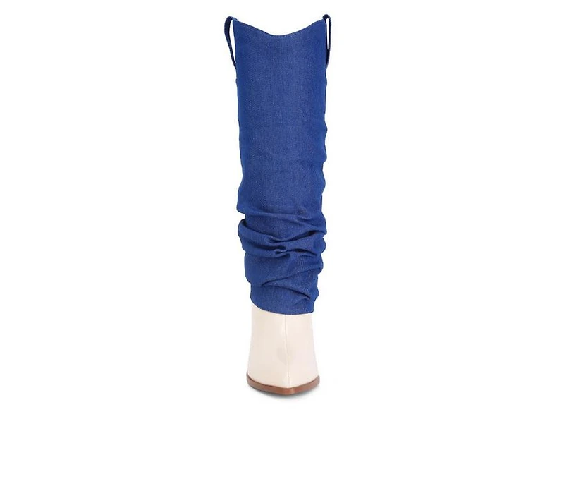 Women's London Rag Fab Cowboy Knee High Boots