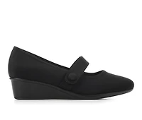 Women's Cliffs by White Mountain Brightly Mary Jane Wedge Pumps