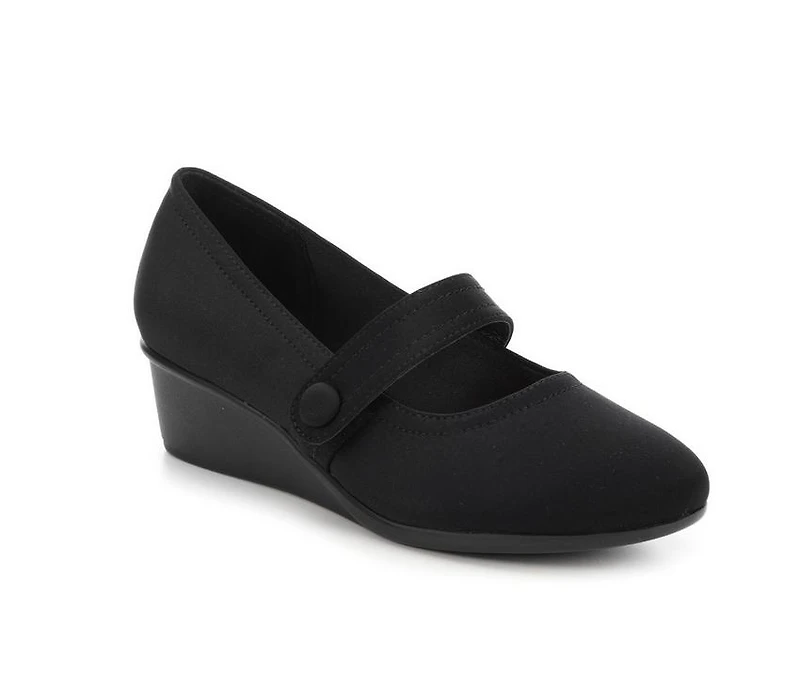 Women's Cliffs by White Mountain Brightly Mary Jane Wedge Pumps