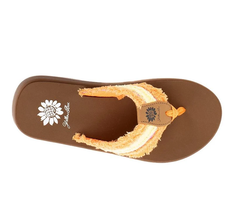 Women's Yellow Box Gilbert Flip-Flops