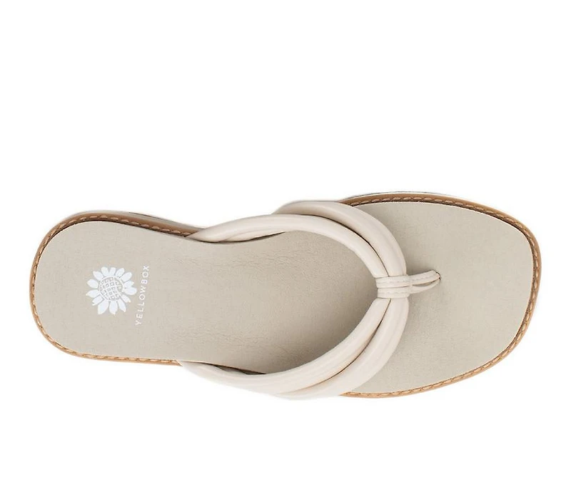 Women's Yellow Box Hasani Flip-Flops