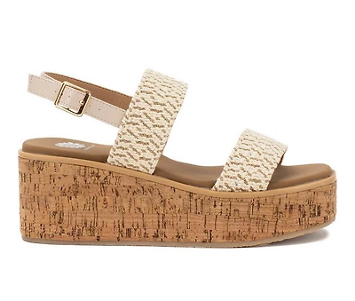 Women's Yellow Box Jeju Wedge Sandals