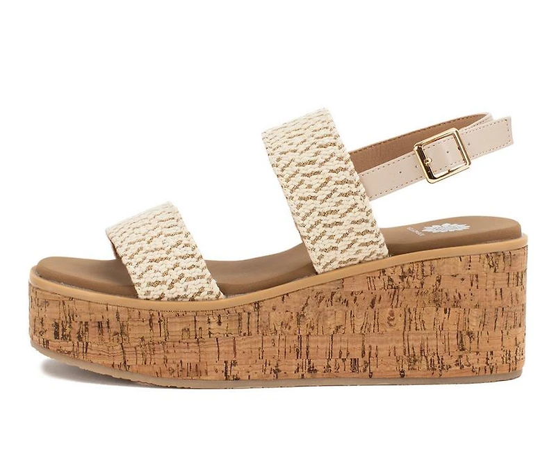 Women's Yellow Box Jeju Wedge Sandals