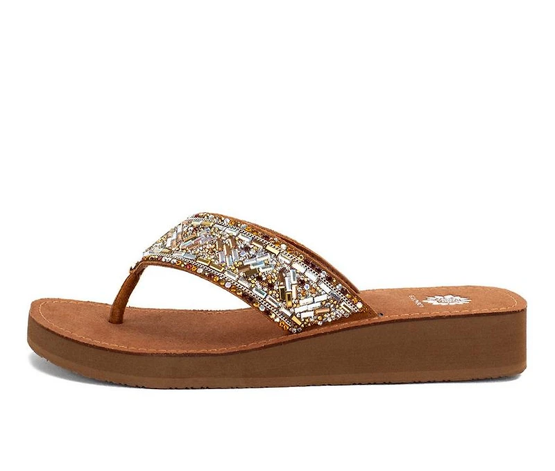Women's Yellow Box Jenna Flip-Flops
