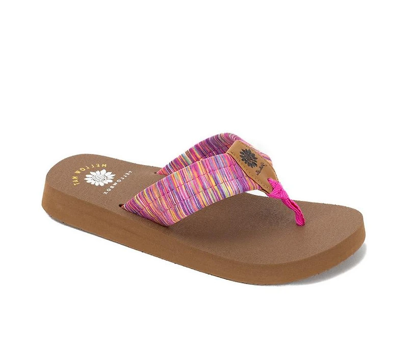 Women's Yellow Box Nadia Flip-Flops