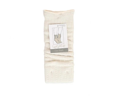 LEGALE Pique Stitch Slouch Socks