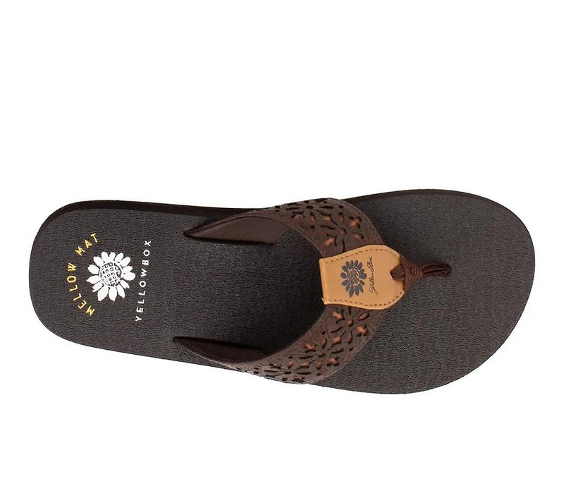Women's Yellow Box Narla Flip-Flops